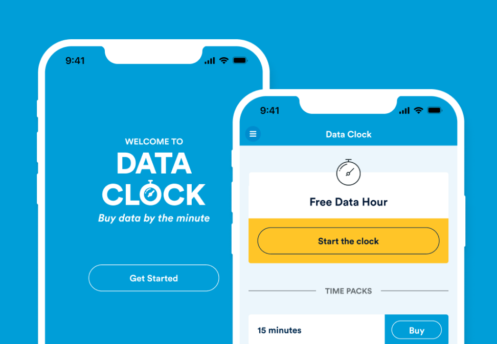 Data Clock App For Prepay And Pay Monthly 2degrees